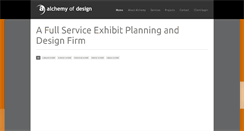 Desktop Screenshot of alchemyofdesign.com