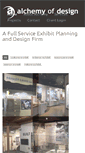 Mobile Screenshot of alchemyofdesign.com